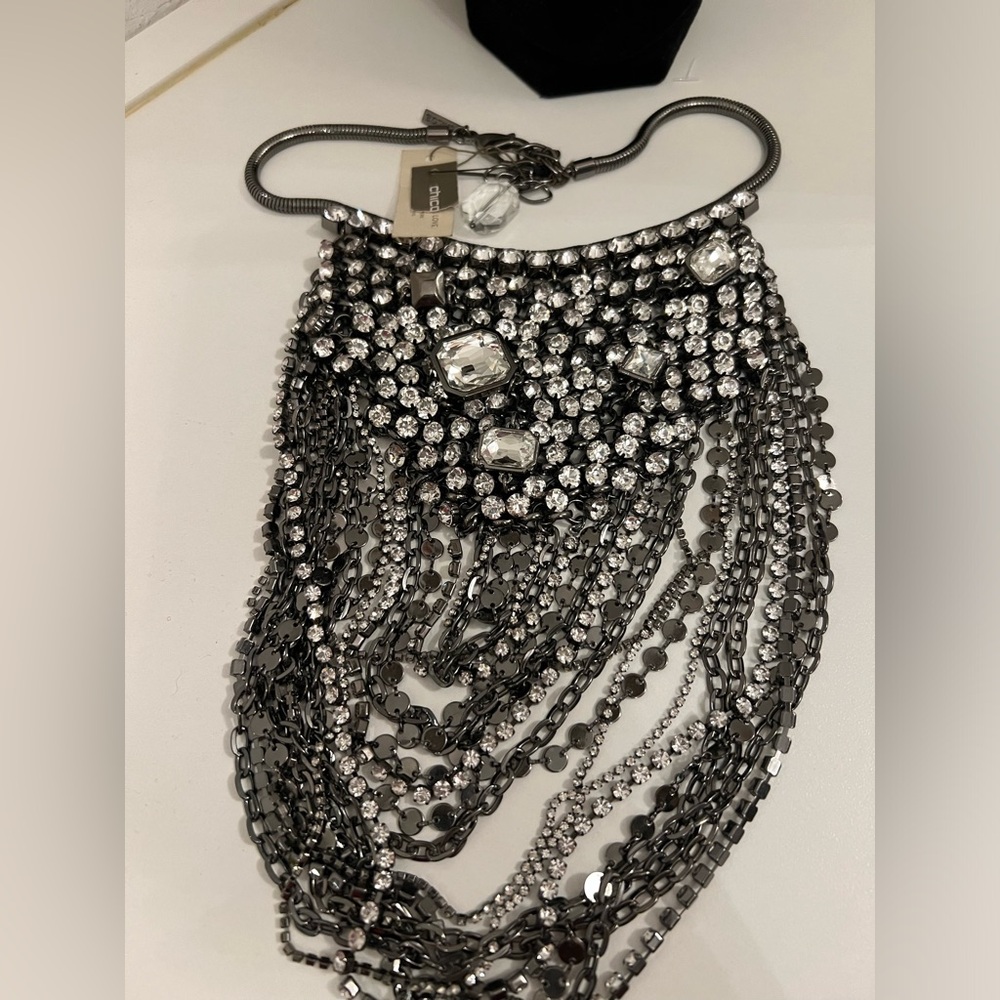 Bundle Chico's Gunmetal Necklace & WHBM Necklace plus 🎁 & 🩷💚Bonus Buy🩷💚
